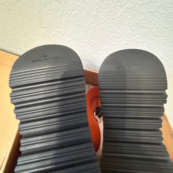 Free People Orange Multicolor Platform Sandals - Picture 9 of 9